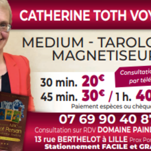 TOTH CATHERINE Lille, Voyance, Cartomancienne, Voyance cartomancie, Voyant medium