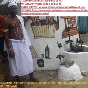 Retour affectif rapide efficace +229 96 63 55 45 Vélizy-Villacoublay, Voyance, Magasin africain