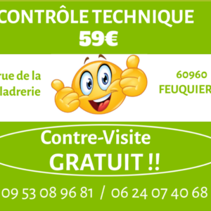 Contrôle technique 39€ Feuquières Grandvilliers  Feuquières, Contrôle technique de véhicules, Contrôle technique, Contrôle technique auto