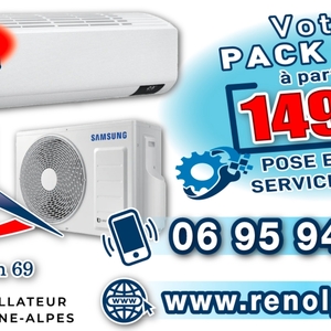 Reno lyon 69 Saint-Priest, Installateur climatisation, Climatisation