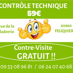 Contrôle technique 59€ Feuquières Grandvilliers  Feuquières, Contrôle technique de véhicules, Contrôle technique, Contrôle technique auto