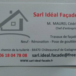 Sarl idéal façade Châteauneuf-de-Gadagne, Facadier, Electricité, Maconnerie